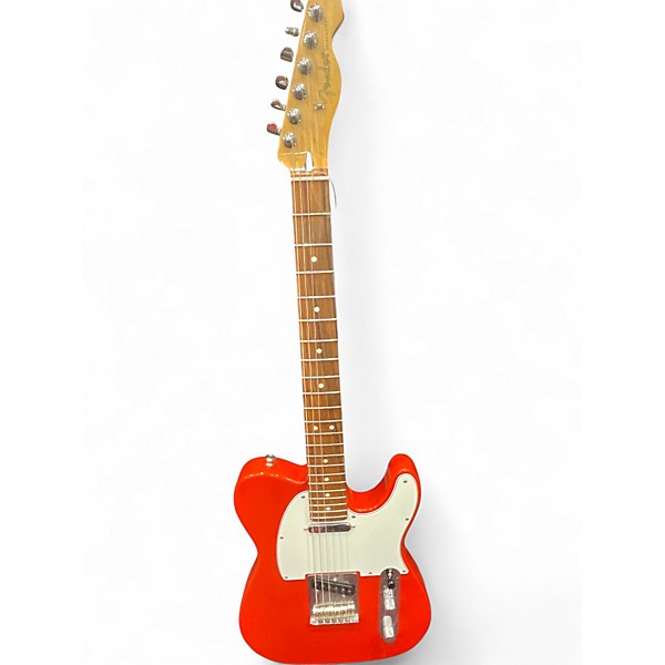 Used Fender Player Telecaster Fiesta Red Solid Body Electric Guitar