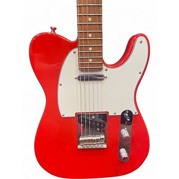 Used Fender Player Telecaster Fiesta Red Solid Body Electric Guitar