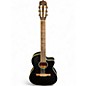 Used Cordoba Fusion 14 Jet Black Classical Acoustic Guitar thumbnail