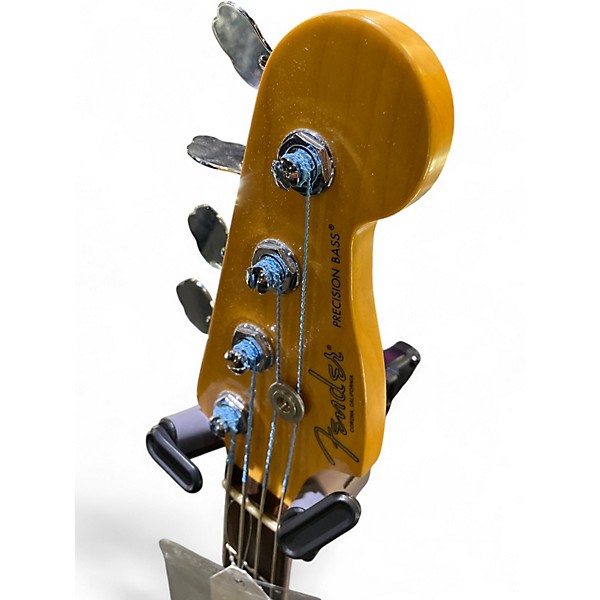 Used 2020 Fender American Professional II Precision Bass Olympic White Electric Bass Guitar