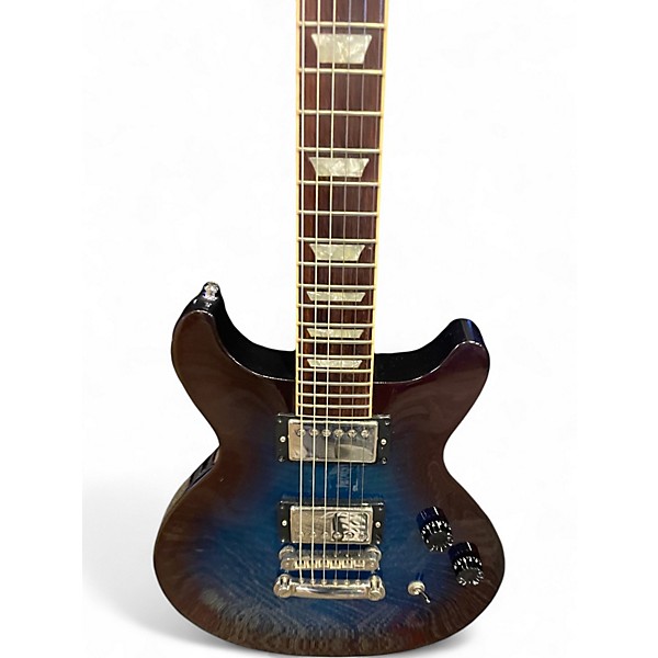 Used 2001 Gibson Les Paul Standard Double Cut Blue Burst Solid Body Electric Guitar