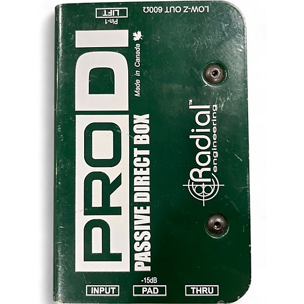 Used Radial Engineering ProDI Passive Direct Box Direct Box