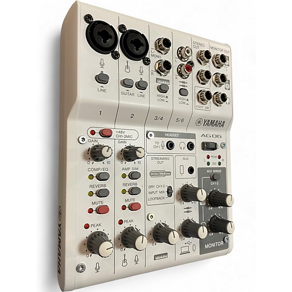 Used Yamaha AG06 Unpowered Mixer