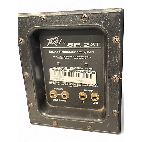 Used Peavey SP 2XT Unpowered Speaker