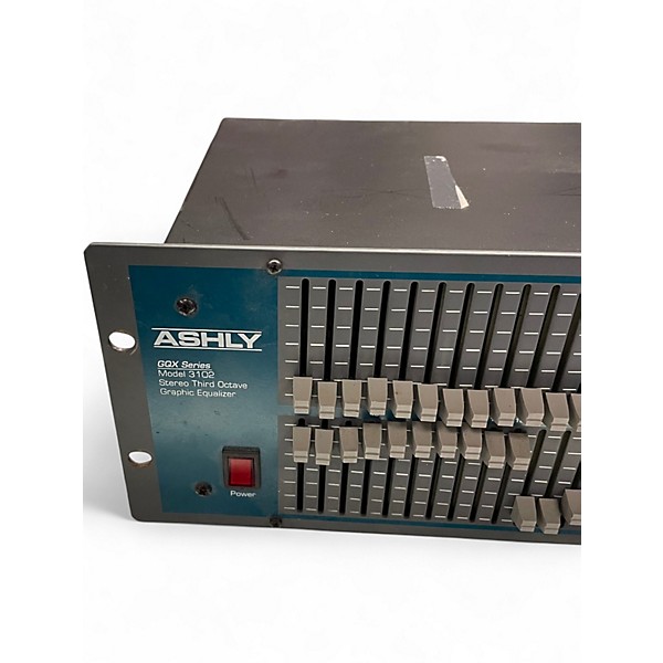 Used Ashly Audio GQX3102 Dual 31-Band Graphic Equalizer