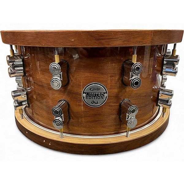 Used PDP by DW 7.5X14 Limited-Edition Dark Stain Maple and Walnut Snare Dark Stain Drum
