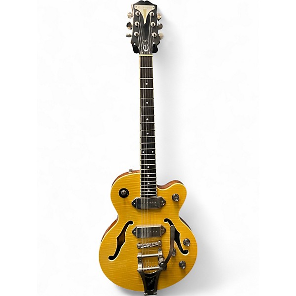 Used Epiphone Wildkat Natural Hollow Body Electric Guitar
