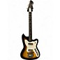 Vintage 1966 Harmony silhouette Sunburst Solid Body Electric Guitar thumbnail