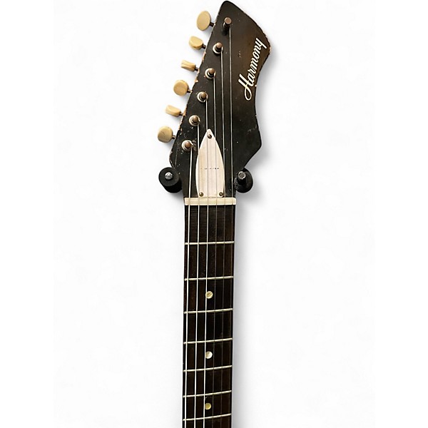 Vintage 1966 Harmony silhouette Sunburst Solid Body Electric Guitar