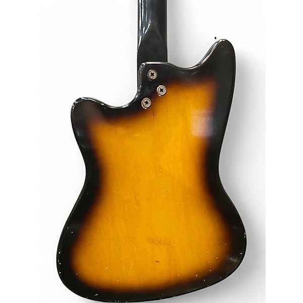 Vintage 1966 Harmony silhouette Sunburst Solid Body Electric Guitar