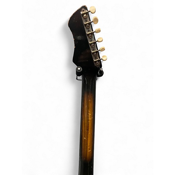 Vintage 1966 Harmony silhouette Sunburst Solid Body Electric Guitar