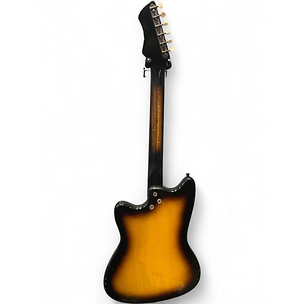 Vintage 1966 Harmony silhouette Sunburst Solid Body Electric Guitar