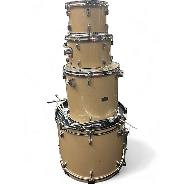 Used Yamaha 4 Piece IKL RYDEEN SHELL PACK CHAMPAINE Drum Kit