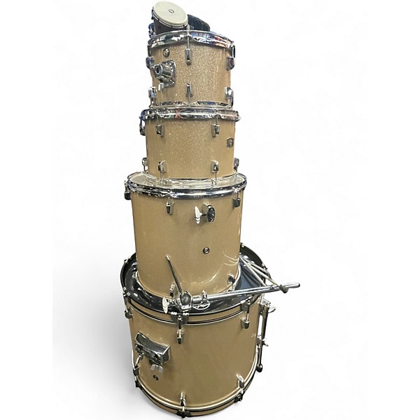 Used Yamaha 4 Piece IKL RYDEEN SHELL PACK CHAMPAINE Drum Kit