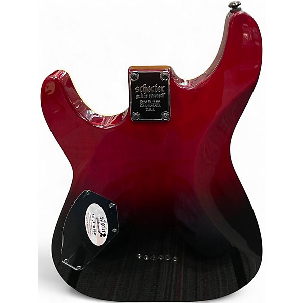 Used Schecter Guitar Research OMEN EXTREME BLOOD BURST Solid Body Electric Guitar