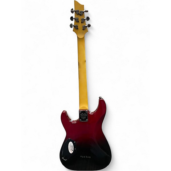 Used Schecter Guitar Research OMEN EXTREME BLOOD BURST Solid Body Electric Guitar