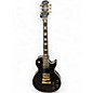 Used Epiphone Les Paul Custom Black and Gold Solid Body Electric Guitar thumbnail