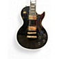 Used Epiphone Les Paul Custom Black and Gold Solid Body Electric Guitar