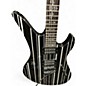 Used Schecter Guitar Research SYNYSTER GATES STANDARD BLACK GLOSS SILVER PINSTRIPE Solid Body Electric Guitar