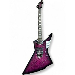 Used Schecter Guitar Research E-1 FR S Special-Edition TRANSPARENT PURPLE BURST Solid Body Electric Guitar