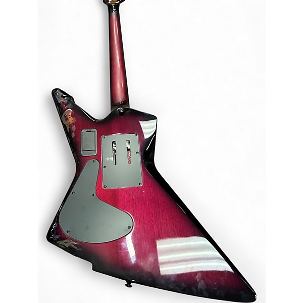 Used Schecter Guitar Research E-1 FR S Special-Edition TRANSPARENT PURPLE BURST Solid Body Electric Guitar