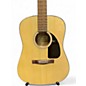 Used Fender CD60 Dreadnought Natural Acoustic Guitar