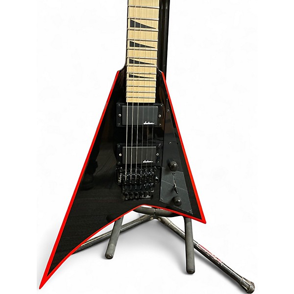 Used Jackson JS32RM Black and Red Solid Body Electric Guitar