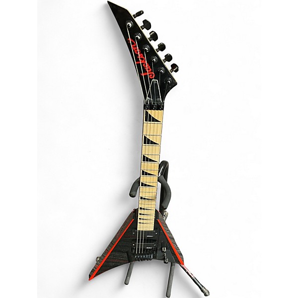 Used Jackson JS32RM Black and Red Solid Body Electric Guitar