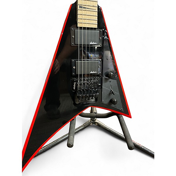 Used Jackson JS32RM Black and Red Solid Body Electric Guitar