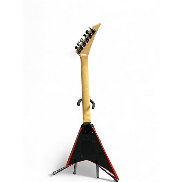 Used Jackson JS32RM Black and Red Solid Body Electric Guitar