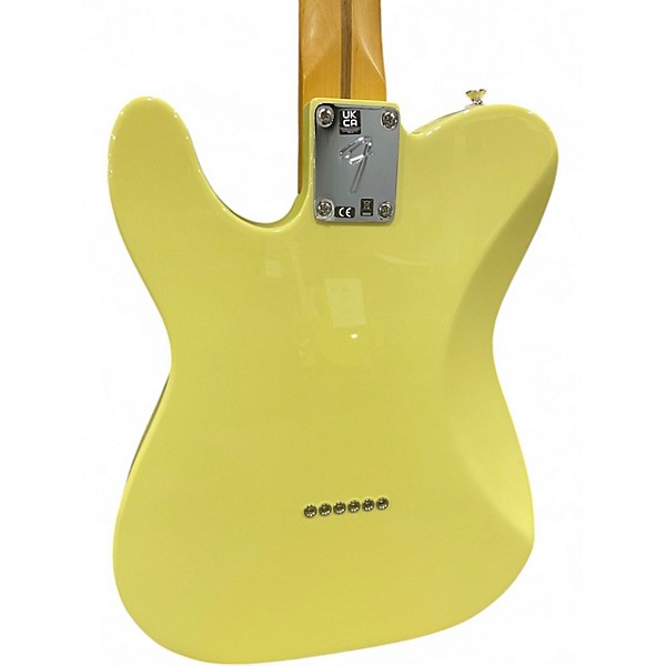 Used Fender Player Telecaster HH Yellow Solid Body Electric Guitar