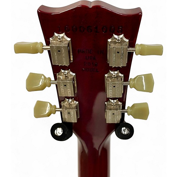 Used 2016 Gibson Les Paul Traditional Wine Red Solid Body Electric Guitar