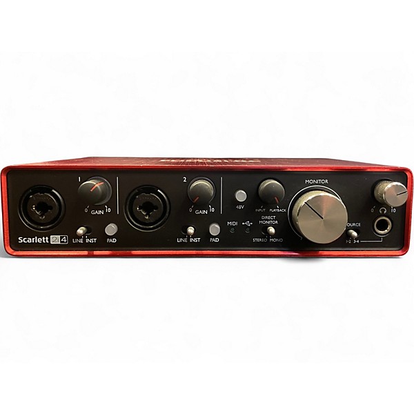 Used Focusrite Scarlett 2i4 Audio Interface