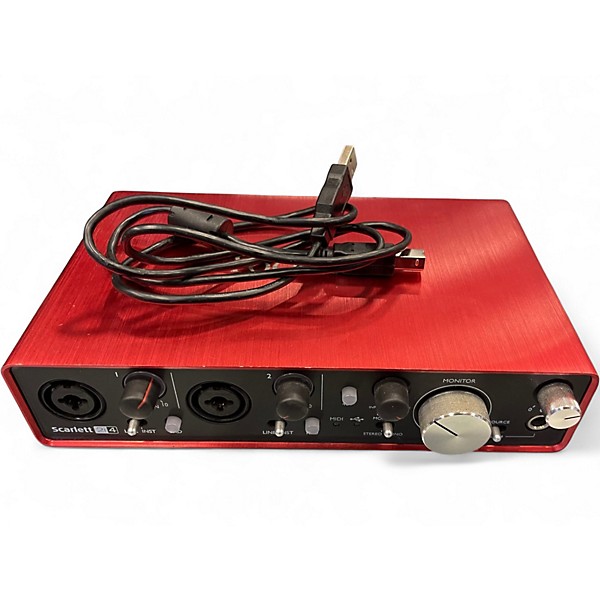 Used Focusrite Scarlett 2i4 Audio Interface