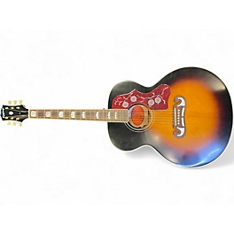 Used Epiphone J-200 Vintage Sunburst Acoustic Electric Guitar