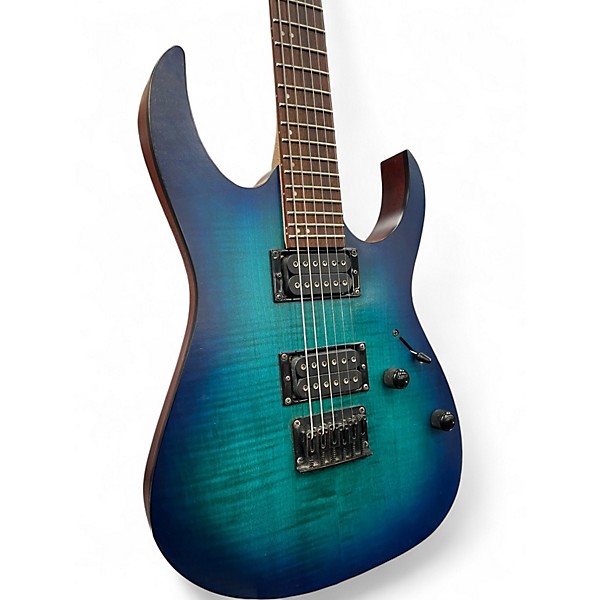 Used Ibanez RG6003FM Flat Sapphire Blue Solid Body Electric Guitar