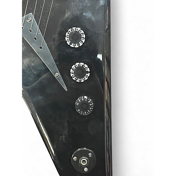Used Dean Dime Razorback Black Solid Body Electric Guitar