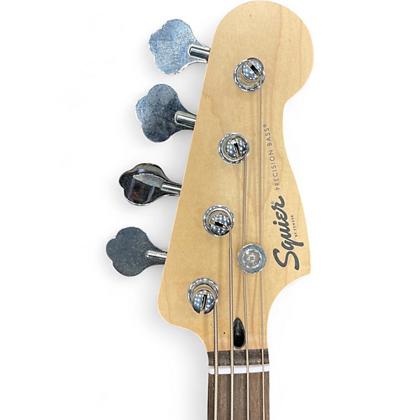 Used Squier P BASS LIME GREEN Electric Bass Guitar