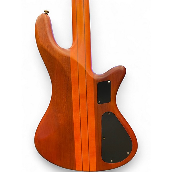 Used Schecter Guitar Research Stiletto Studio-4 LH Honey Satin Electric Bass Guitar