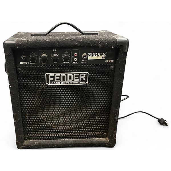 Used Fender Rumble 15 15W 1X8 Bass Combo Amp
