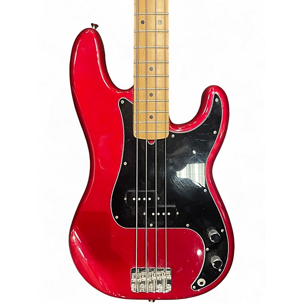 Used Fender Player Precision Bass RED Electric Bass Guitar