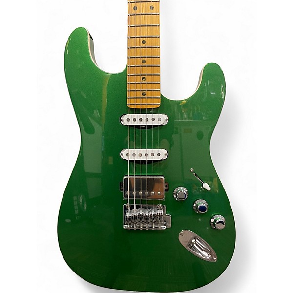 Used Fender AERODYNE STRATOCASTER SPEED GREEN METALLIC Solid Body Electric Guitar