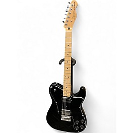 Used Squier Telecaster black Solid Body Electric Guitar