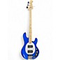 Used Sterling by Music Man RAY4HH Blue Electric Bass Guitar thumbnail
