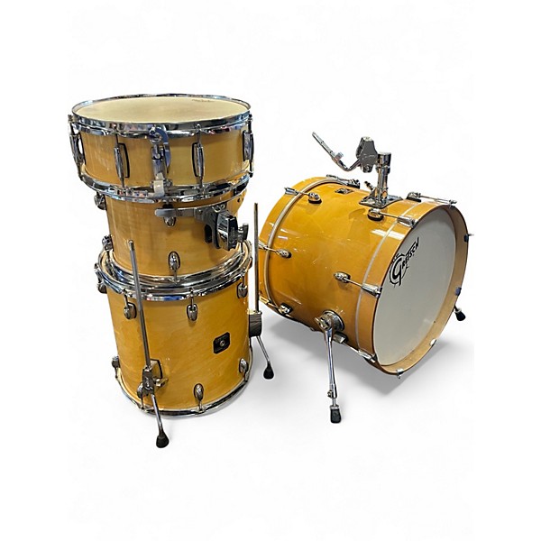 Used Gretsch Drums 4 Piece Catalina Club Series Natural Drum Kit