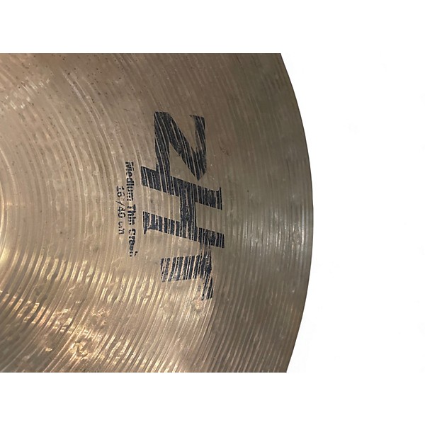 Used Zildjian 16in ZHT Medium Thin Crash Cymbal