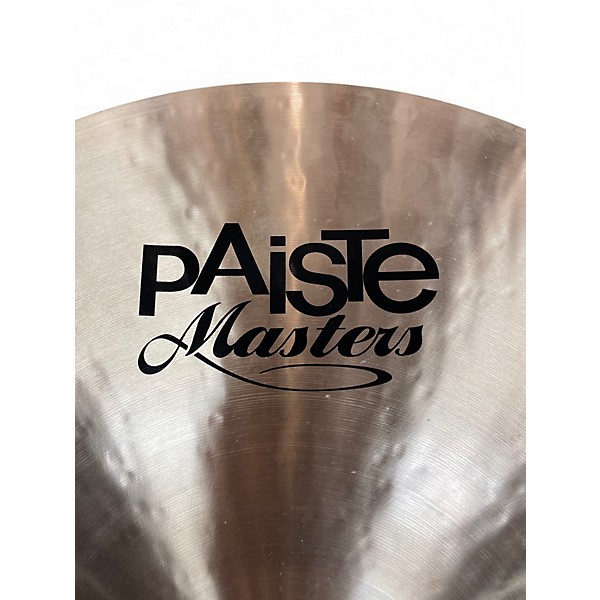 Used Paiste 20in masters extra thin Cymbal
