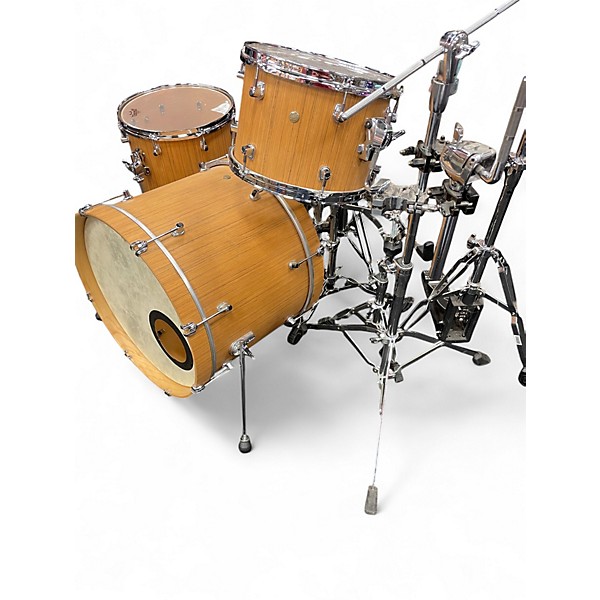 Used Ludwig 3 Piece SIGNET TREE BARK Drum Kit