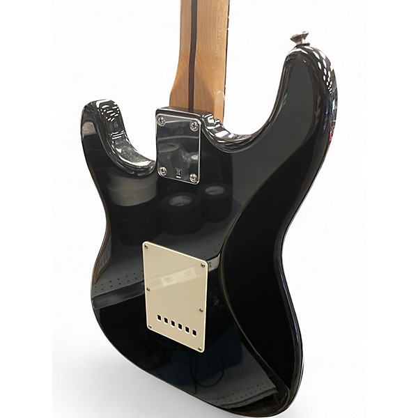 Used Fender Starcaster Black Hollow Body Electric Guitar