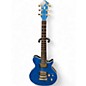 Used Hohner Pearl Blue Sapphire Solid Body Electric Guitar thumbnail